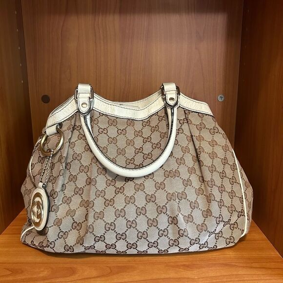 Gucci Coated Canvas Monogram GG Tote Bag - Picture 15 of 15